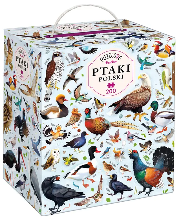 Puzzlove CzuCzu 200 elementów. Ptaki Polski - Puzzle
