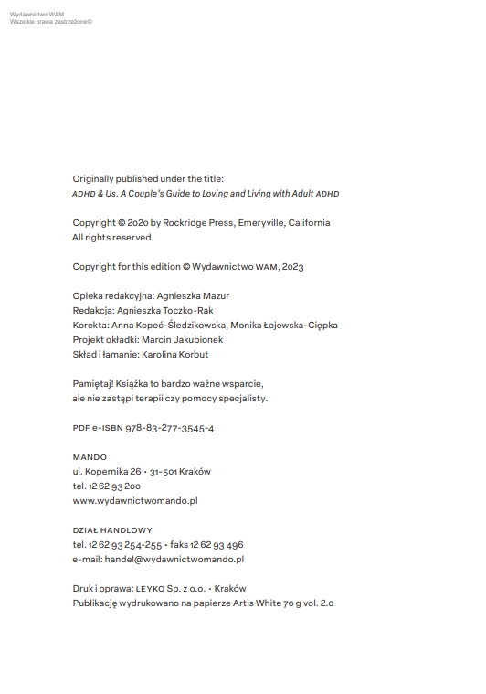 Miłość z ADHD. Jak dbać o relacje z osobami neuroróżnorodnymi - Książki