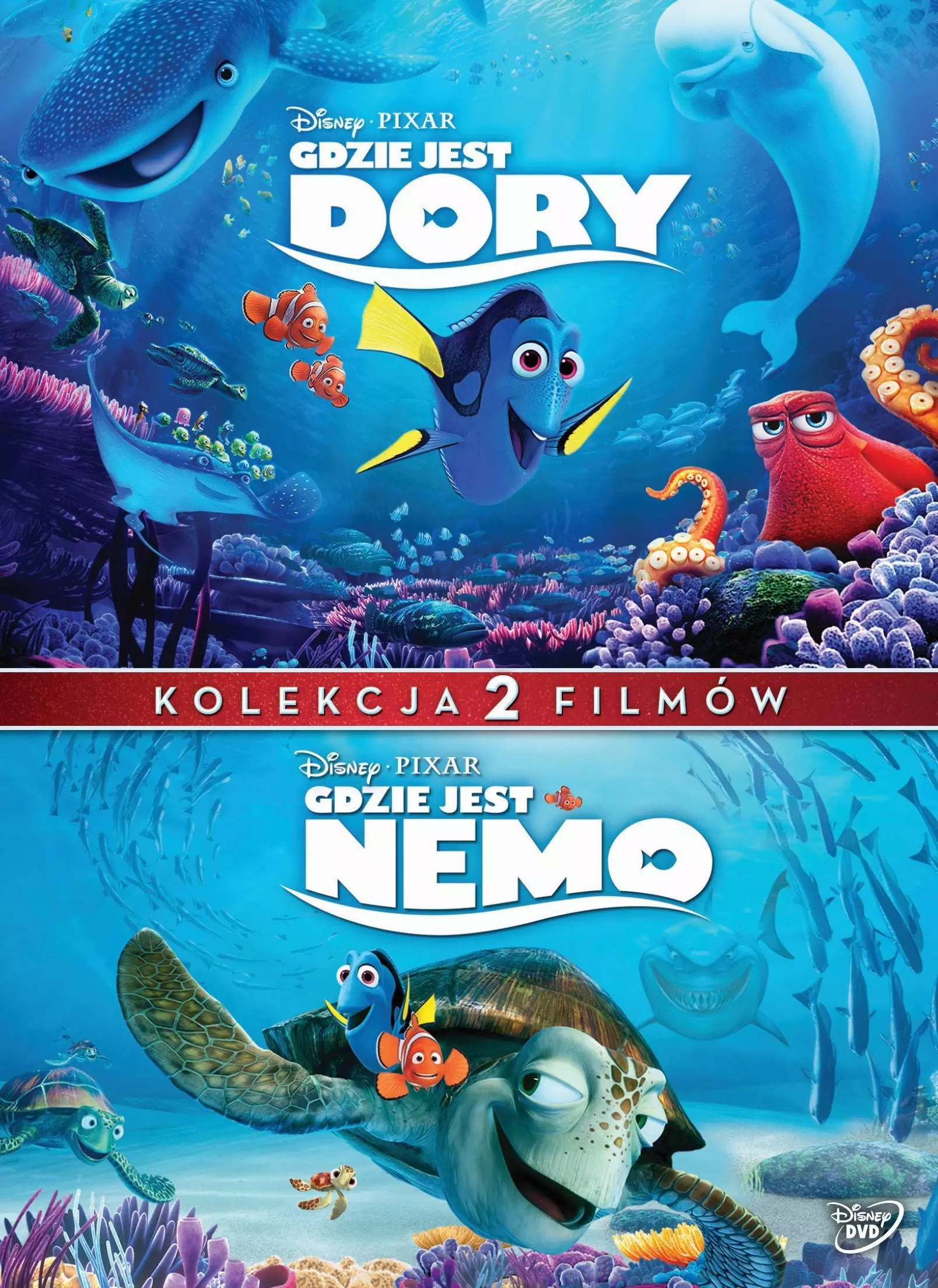 Pakiet: Gdzie jest Dory / Gdzie jest Nemo, DVD - Filmy