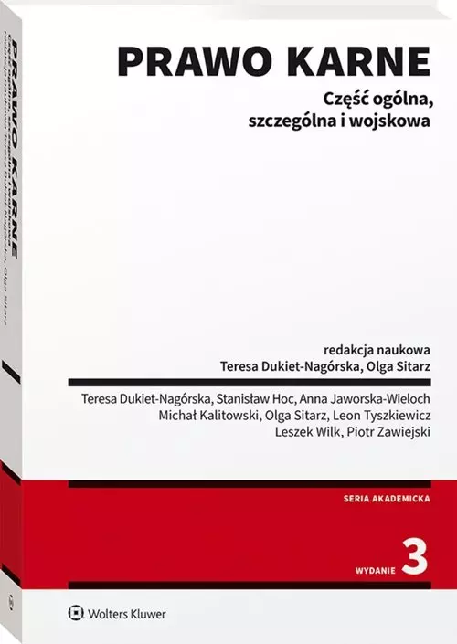 Prawo karne Część ogólna szczególna i wojskowa (wydanie 2020). - Książki