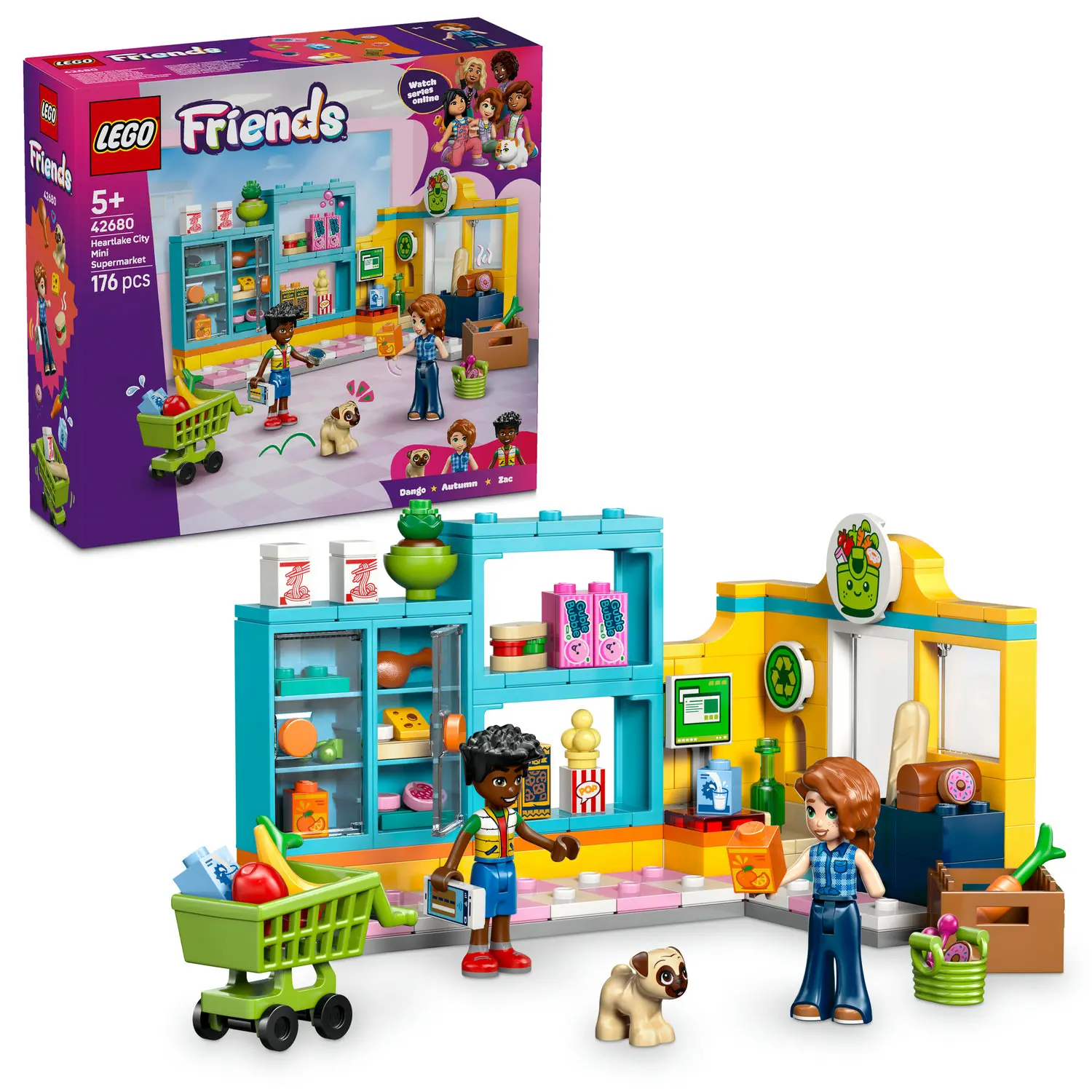LEGO Friends Sklep spożywczy w mieście Heartlake 42680 - Zabawki
