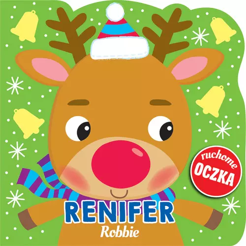 Ruchome oczka. Renifer Robbie - Książki