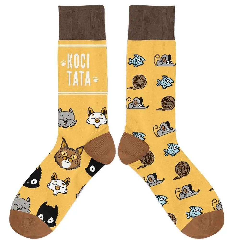 Skarpetki - Koci tata rozm. 37/41 - Mama i dziecko