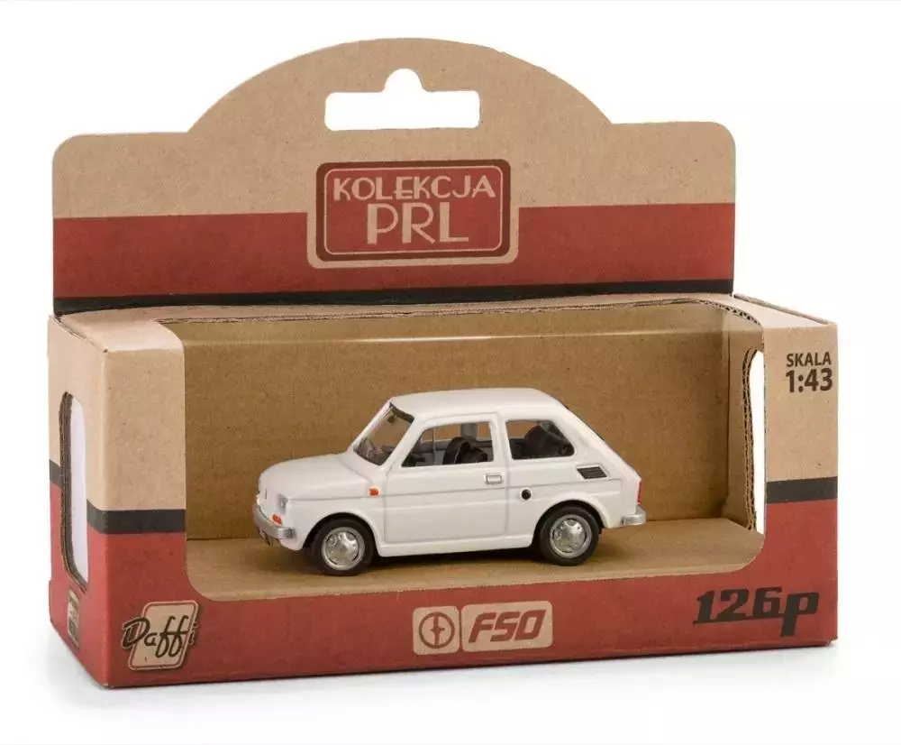 Kolekcja PRL Fiat 126p biały