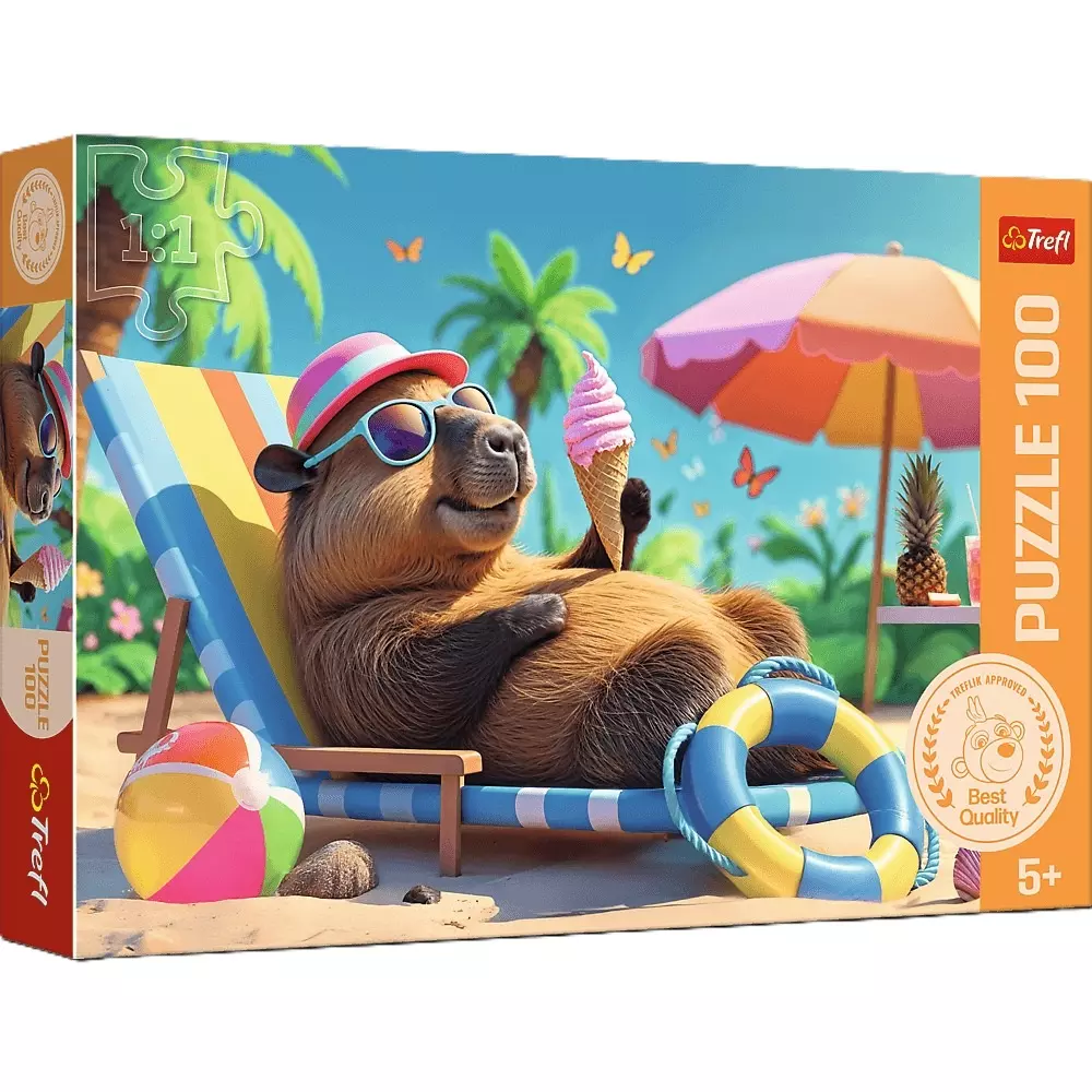 PUZZLE 100 Relaks w stylu kapibary 16537 - Puzzle