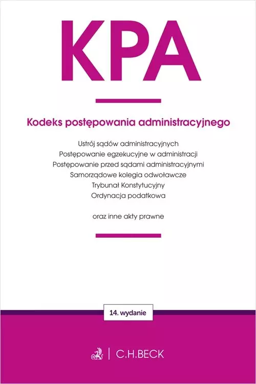 KPA. Kodeks postępowania administracyjnego oraz ustawy towarzyszące - Książki