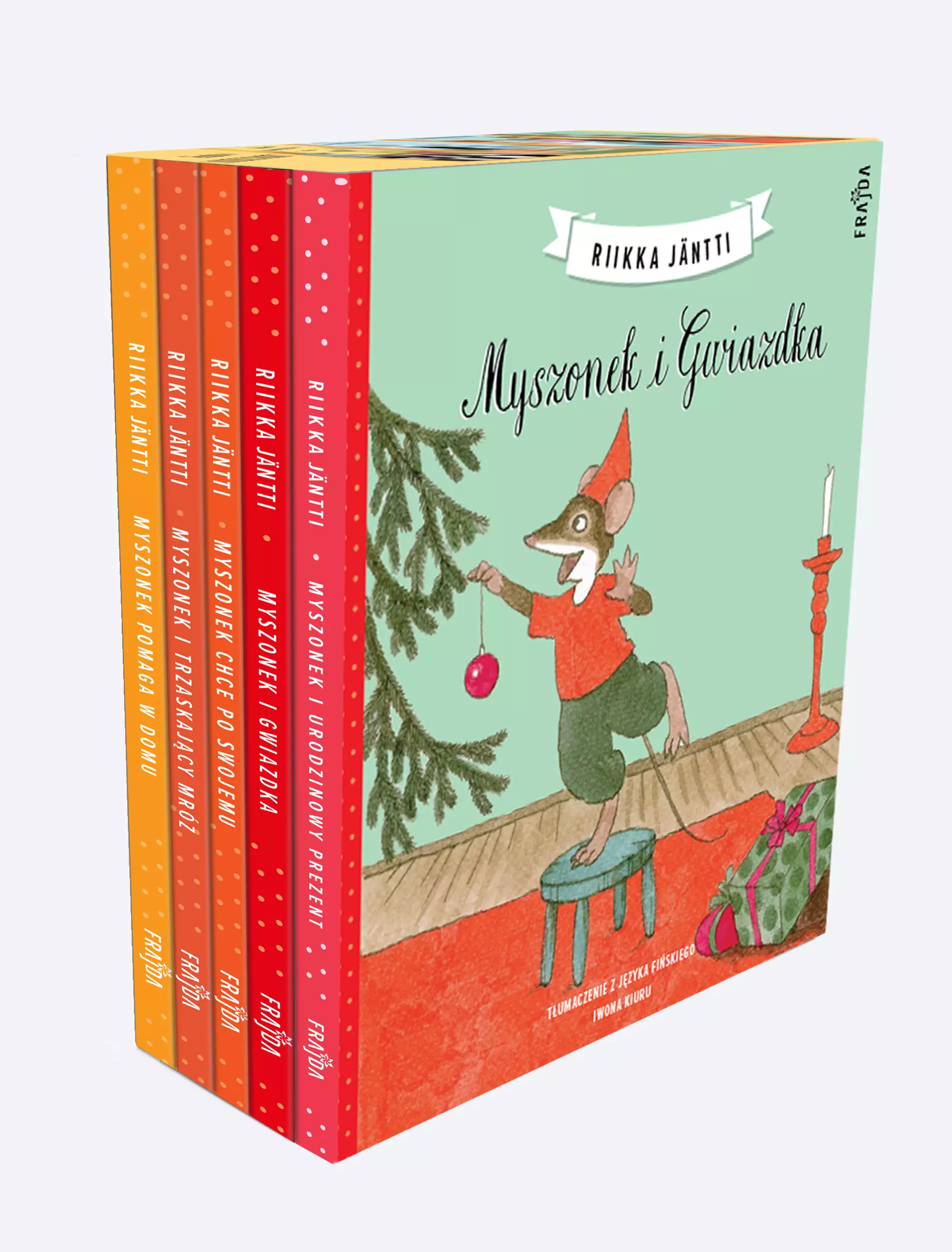 Pakiet: Myszonek chce po swojemu / Myszonek pomaga w domu / Myszonek i Gwiazdka / Myszonek i trzaskający mróz / Myszonek i urodzinowy prezent / Myszonek pod namiotem - Książki