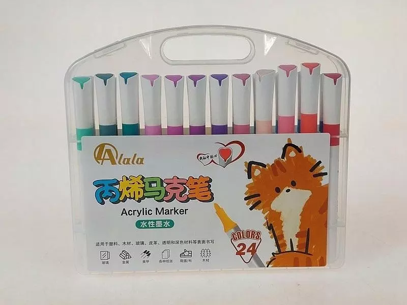 Flamastry akrylowe 24szt - Książki