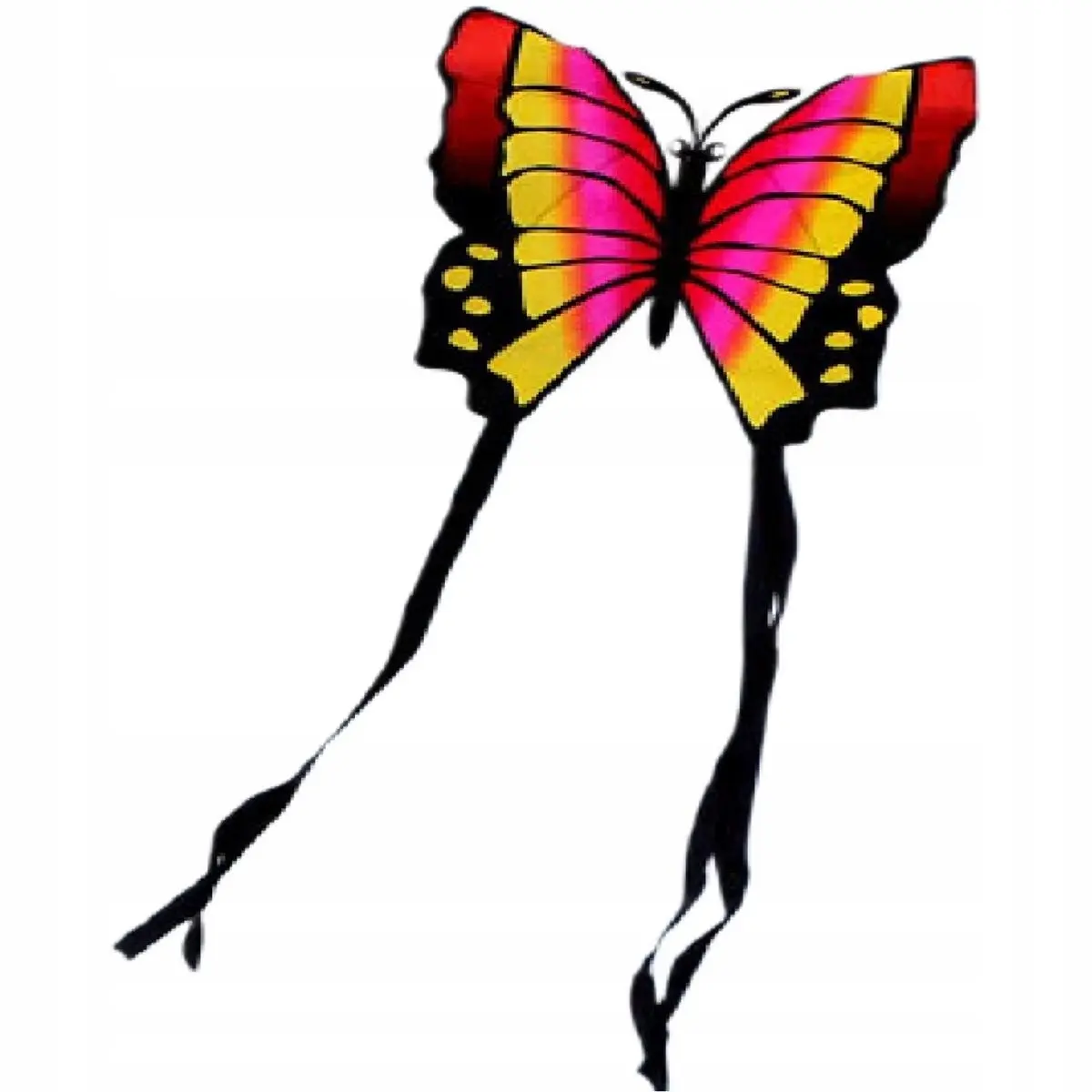 Latawiec Motyl 88x78CM Różowo Żółty Enero Toys - Zabawki