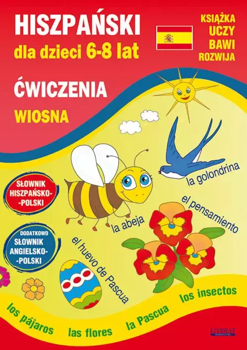 Hiszpański dla dzieci 6-8 lat. Ćwiczenia. Wiosna (wydanie 2020) - Książki
