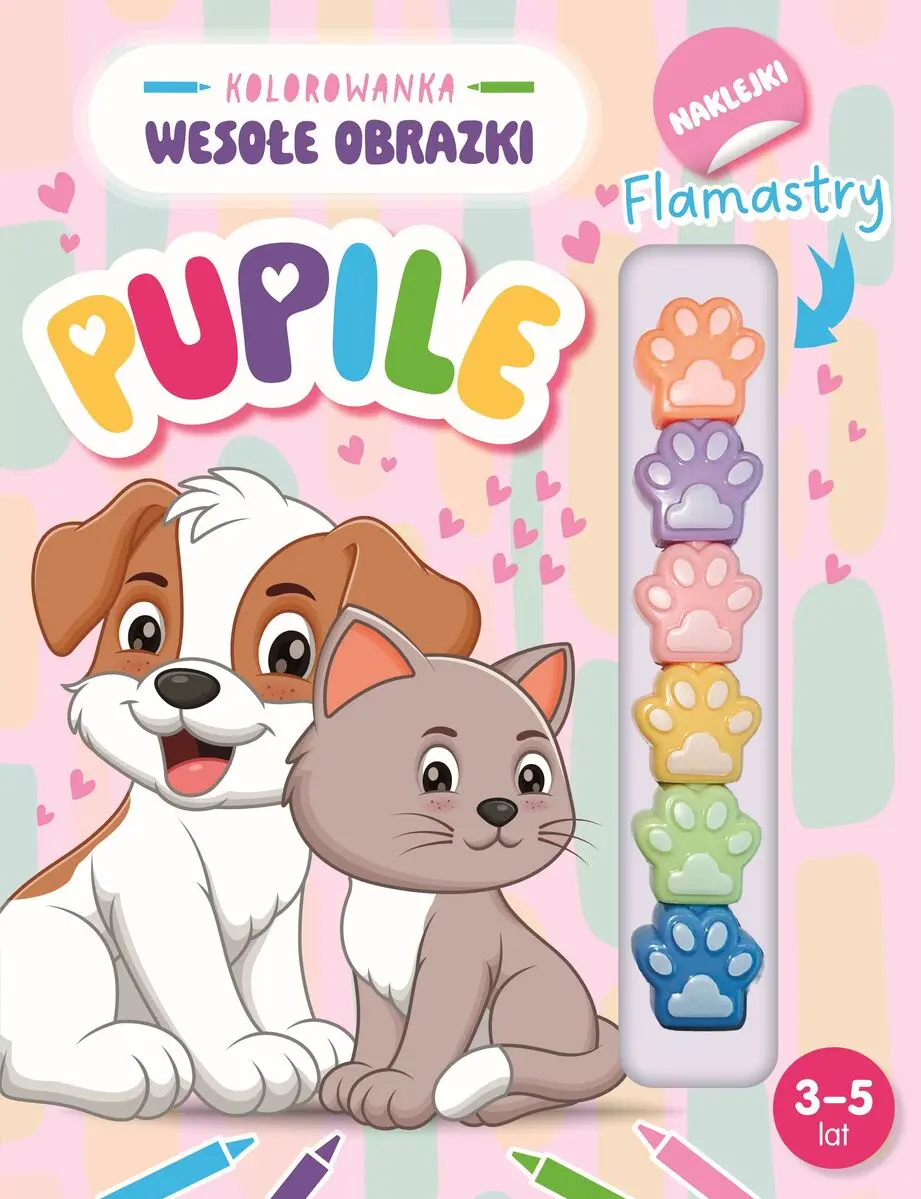 Kolorowanka Wesołe obrazki. Pupile - Książki