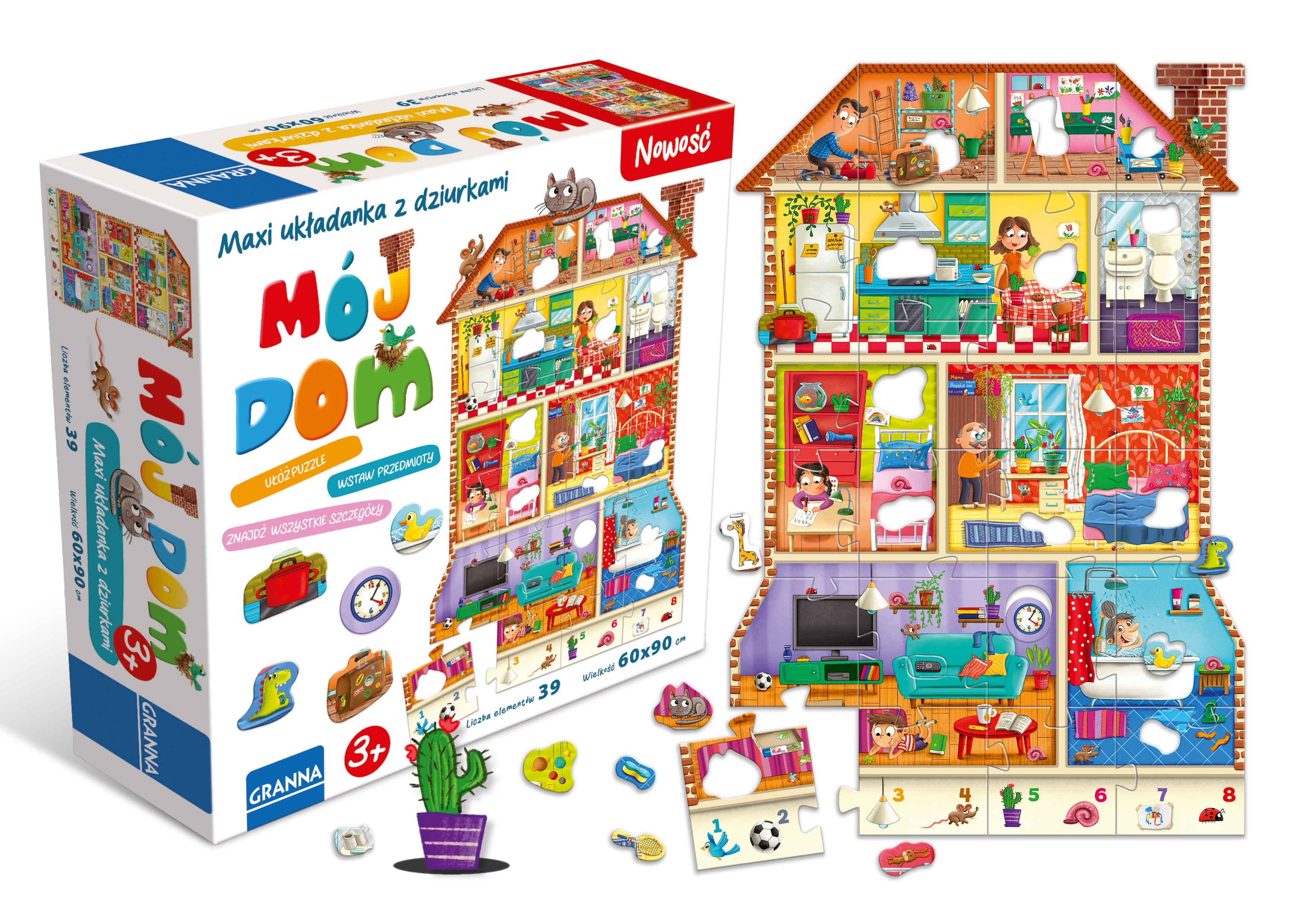 Maxi układanki. Mój Dom - Puzzle