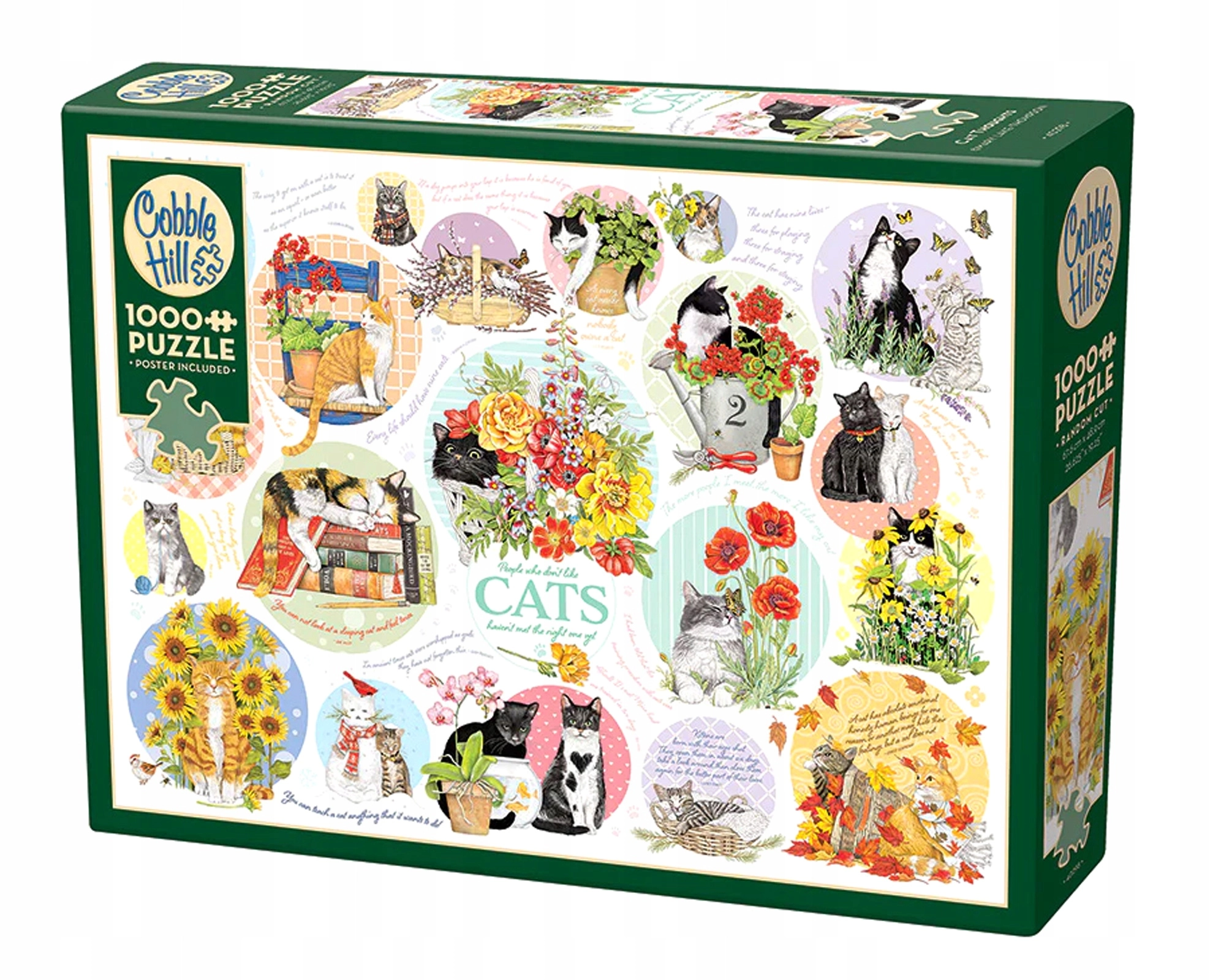 Cobble Hill Puzzle 1000 el. Kocie myśli