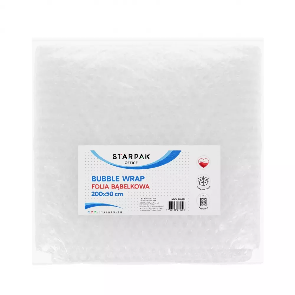 Folia bąbelkowa 200x50 cm - Papiernicze i szkolne