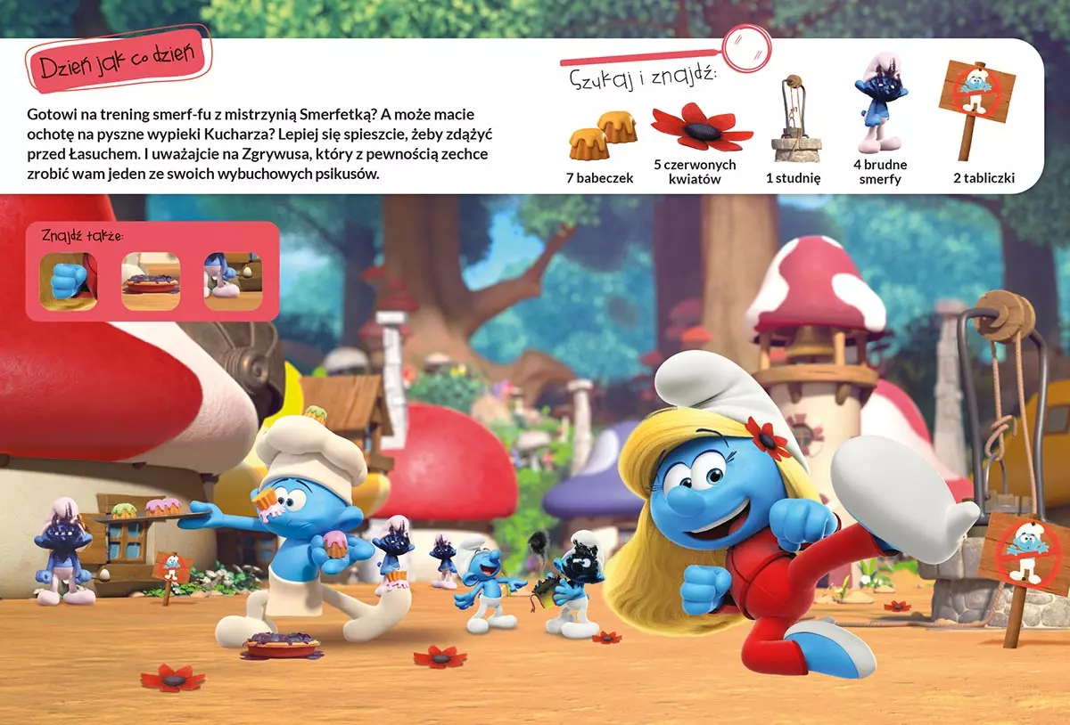 Smerfy na tropie. Nowe przygody. Szukaj i znajdź - Książki
