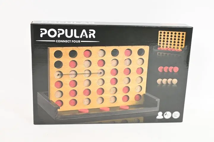 WOODYLAND POPUL.Gra logicz.4 w rzędzie 92232 22321 - Zabawki