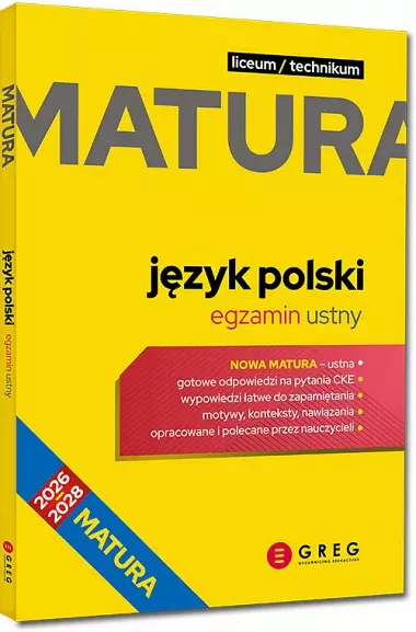 Matura. Język polski. Egzamin ustny. Repetytorium maturalne 2026 - Książki