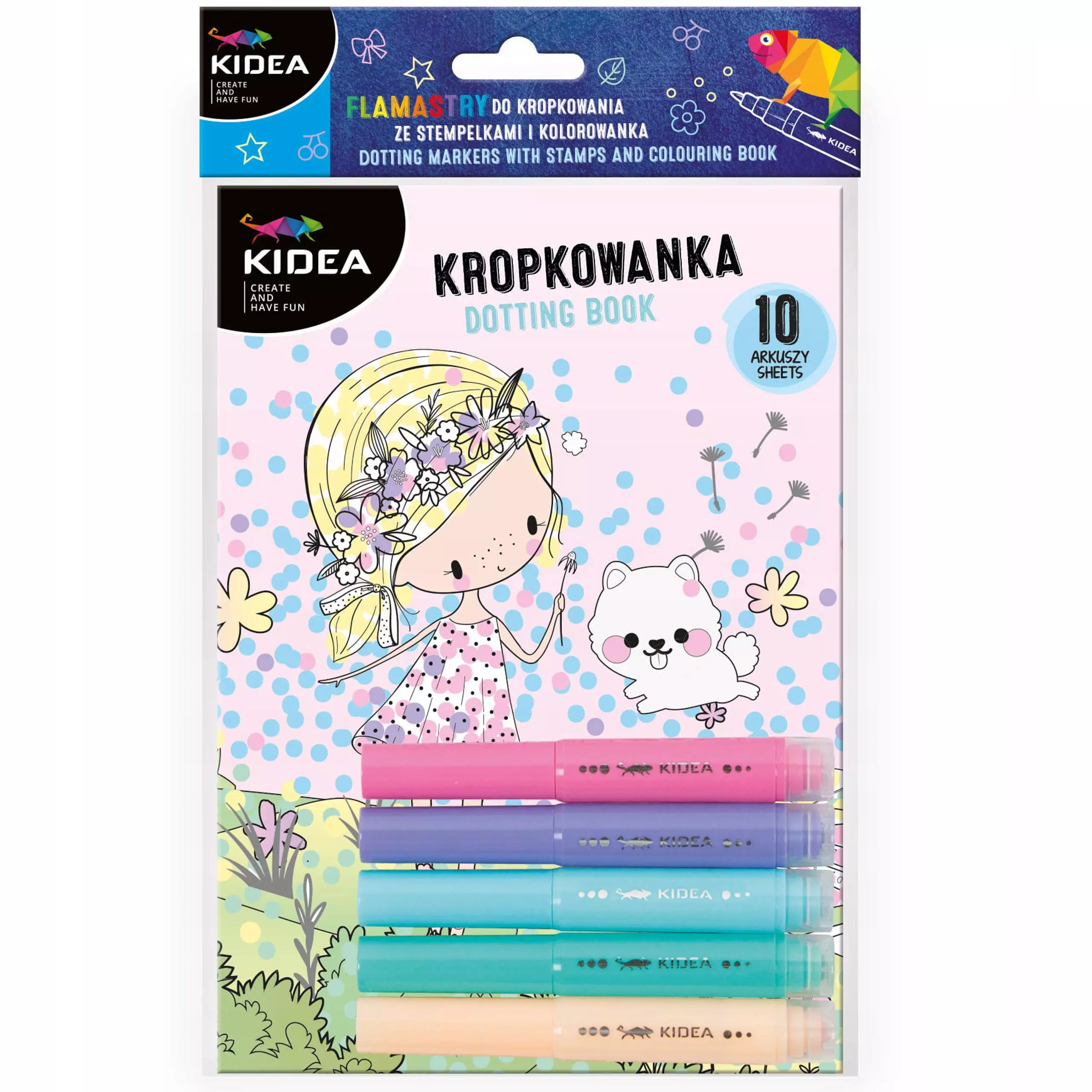 Malowanka 165x255 Wrozki Pisak Krop/stemp Derf - Zabawki