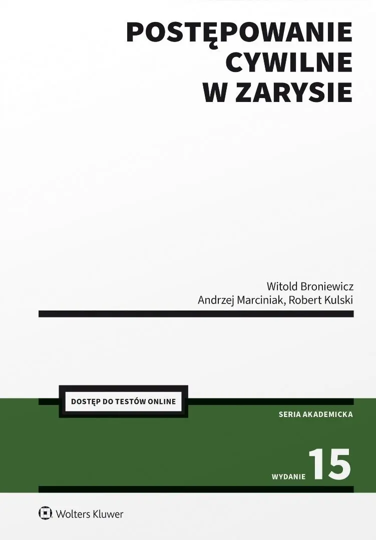 Postępowanie cywilne w zarysie w.15 - Książki