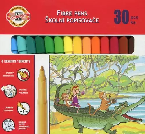 Flamastry 30 kolorów