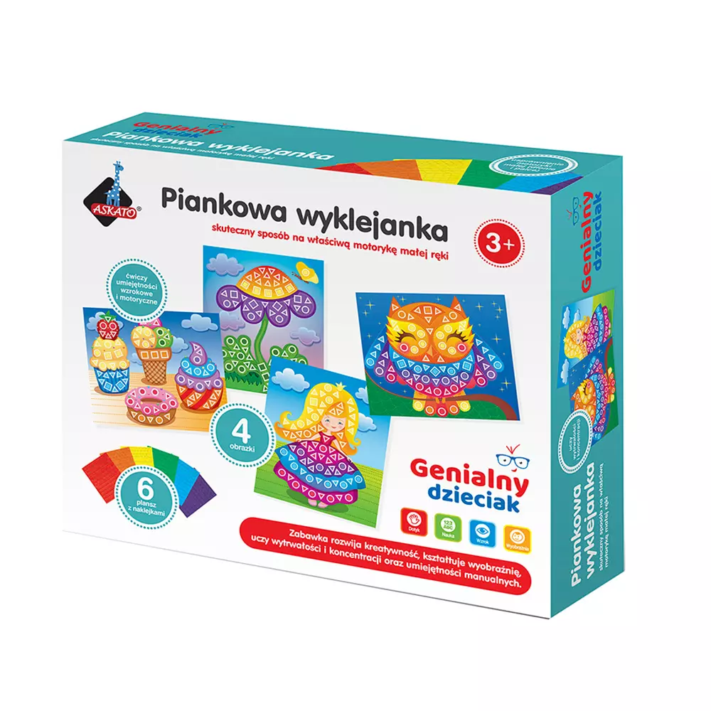 Piankowa wyklejanka - Zabawki