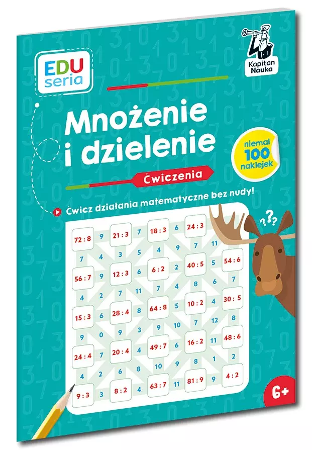 EDUseria. Mnożenie i dzielenie. Ćwiczenia. Kapitan Nauka - Książki