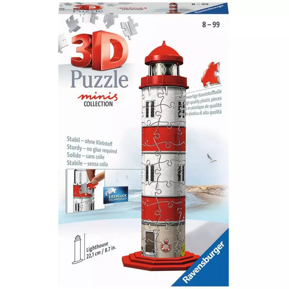 Puzzle 3D Mini 54 elementy. Latarnia morska - Puzzle