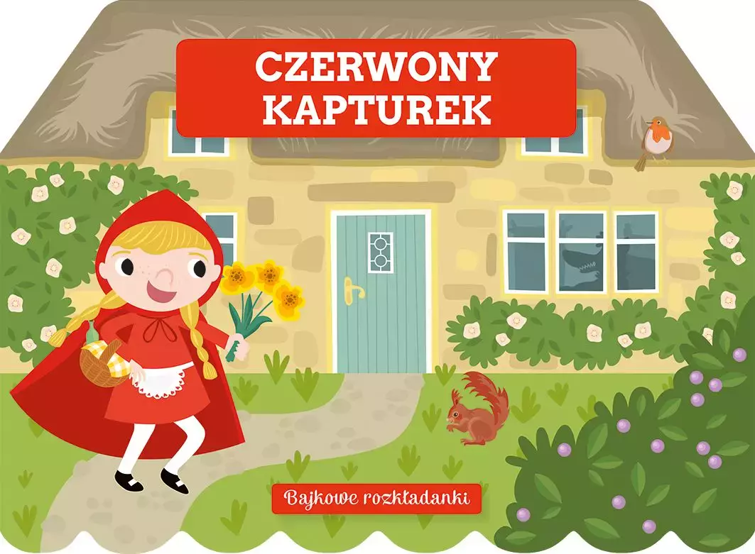 Bajkowe rozkładanki. Czerwony Kapturek - Książki