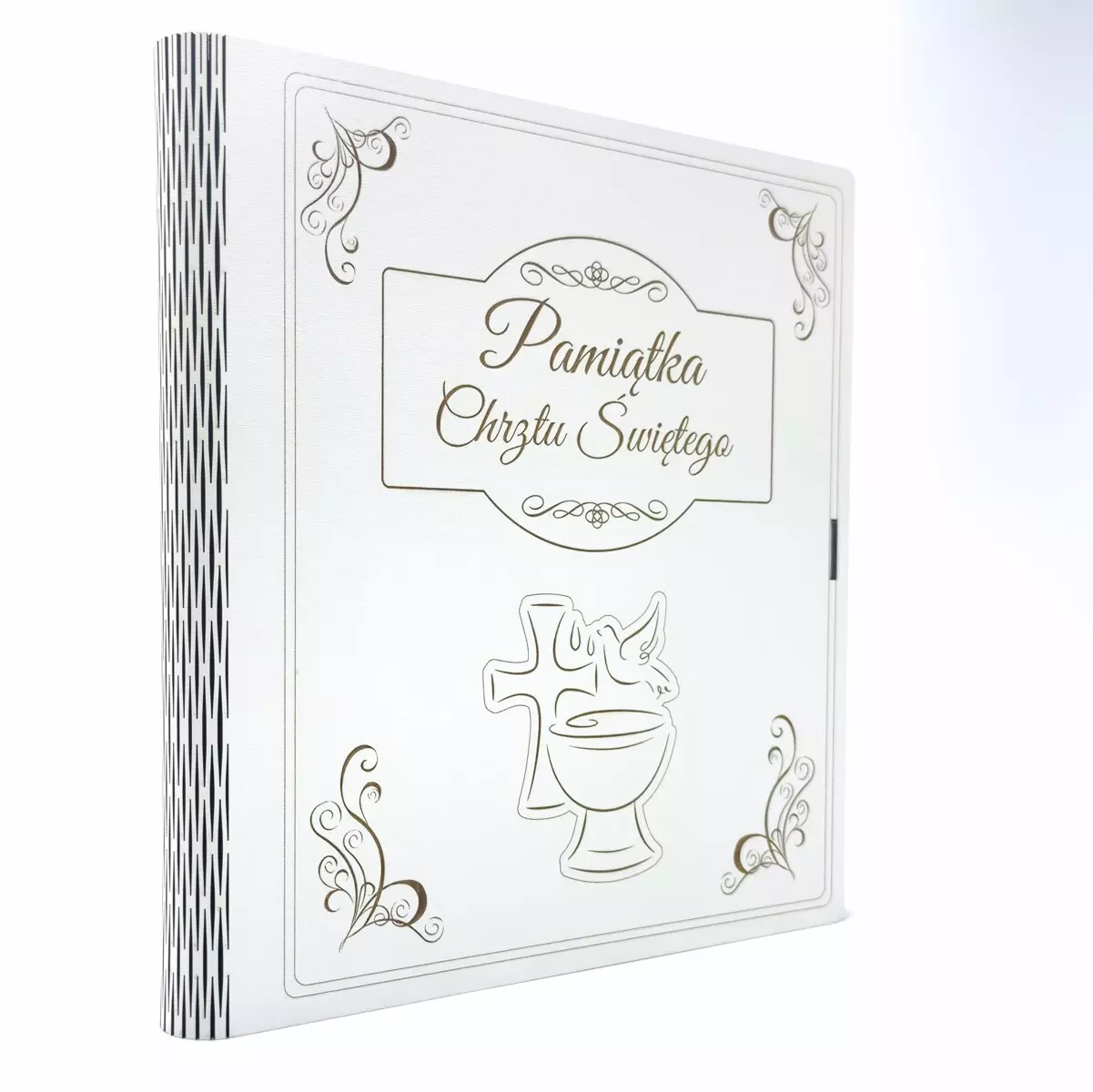 Biblia w pudełku. Pamiątka Chrztu świętego, srebrna, kielich