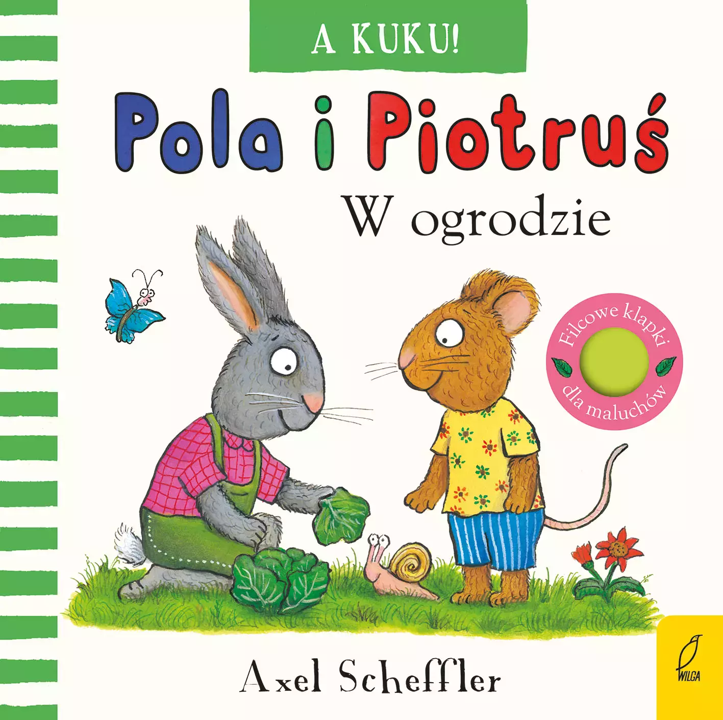 A kuku! Pola i Piotruś. W ogrodzie - Książki