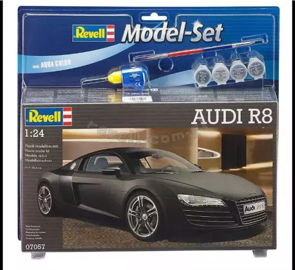 Model samochodu do sklejania 1:24 67057 Audi R8 Revell - Zabawki