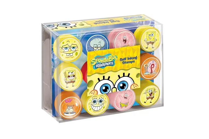 CCG stemple Spongebob 12szt 72521 - Zabawki
