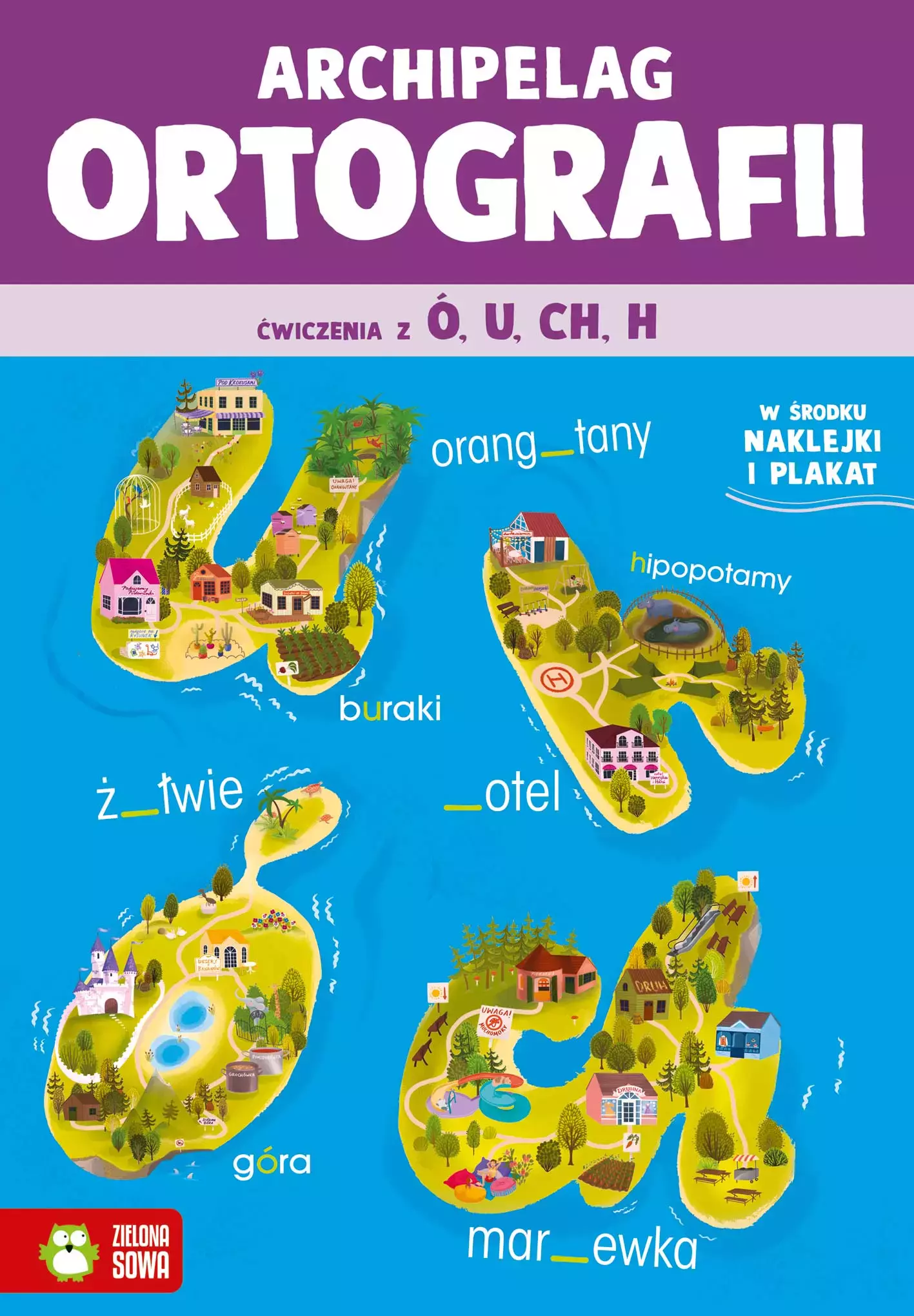 Archipelag ortografii. Ćwiczenia z ó, u, ch, h - Książki