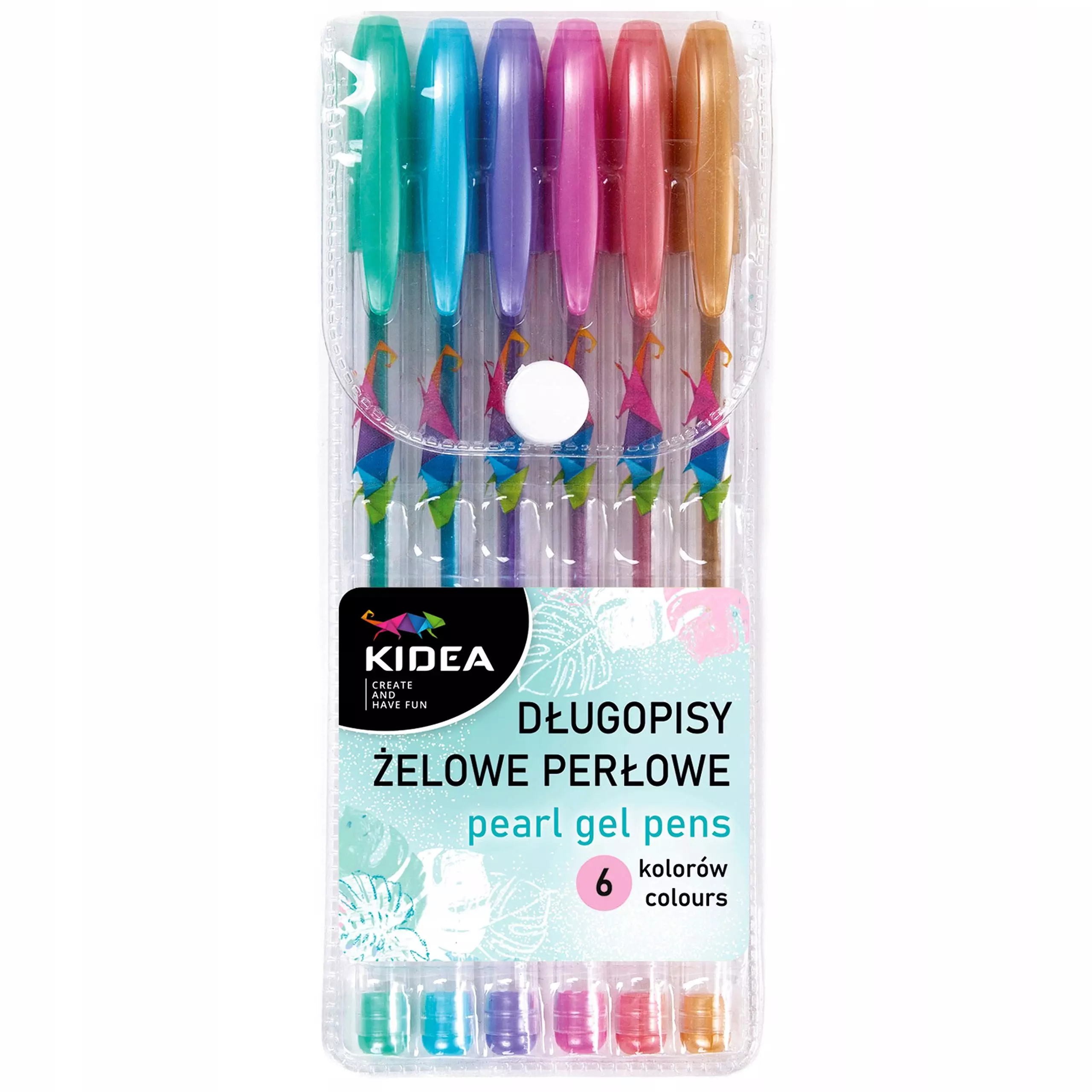 Długopis Gel 6 kolorów Perl Derform Kidea Etui - Papiernicze i szkolne