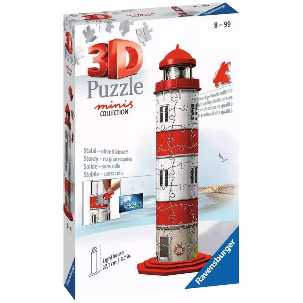 Puzzle 3D Mini 54 elementy. Latarnia morska - Puzzle