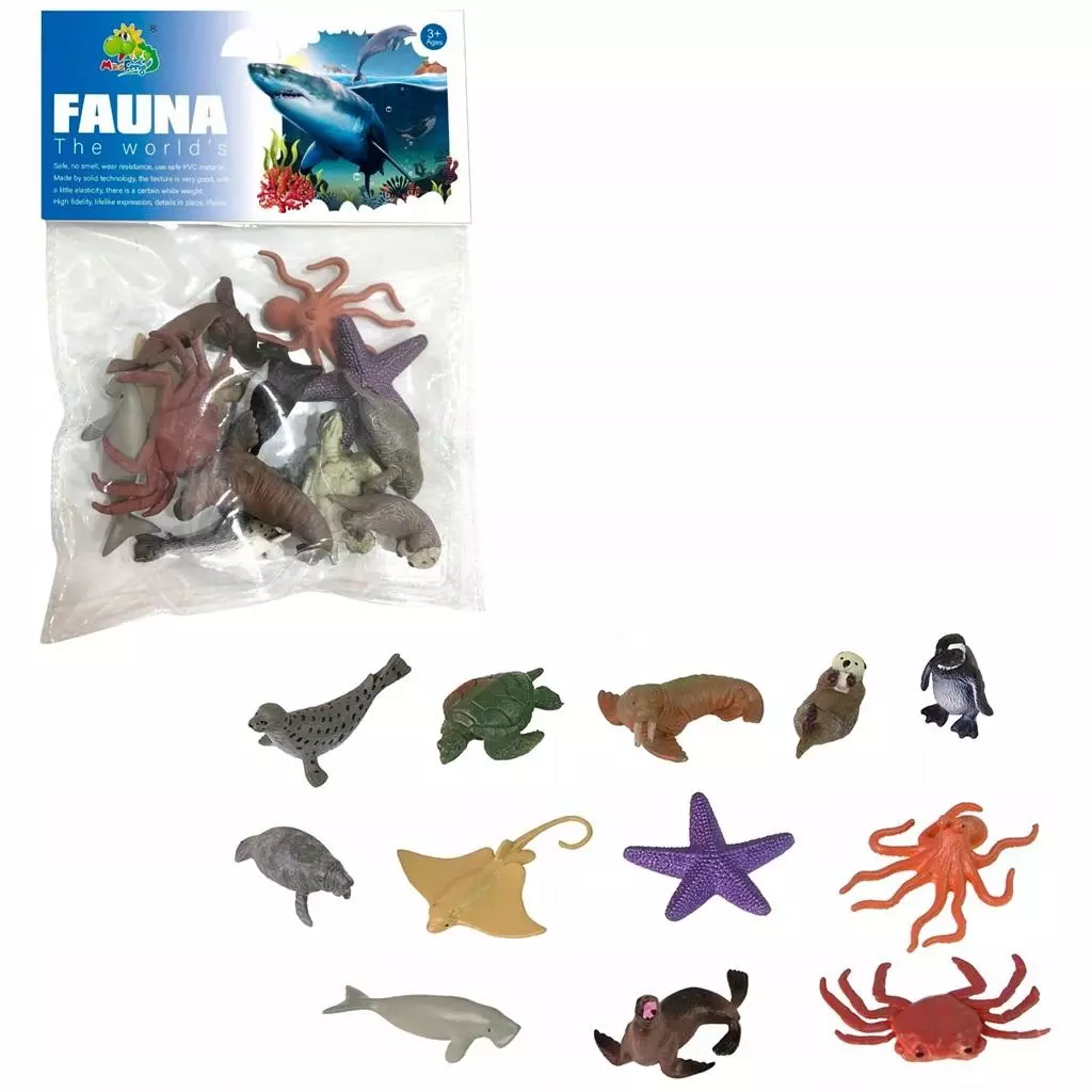 Zwierzęta morskie 12szt - Książki