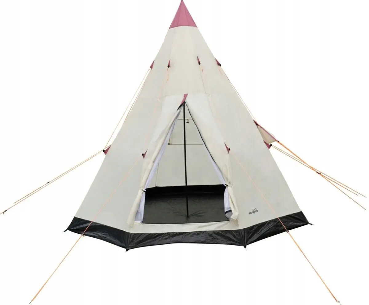 Namiot Tipi 250X250X240CM Beżowy Redcliffs - Elektronika i akcesoria