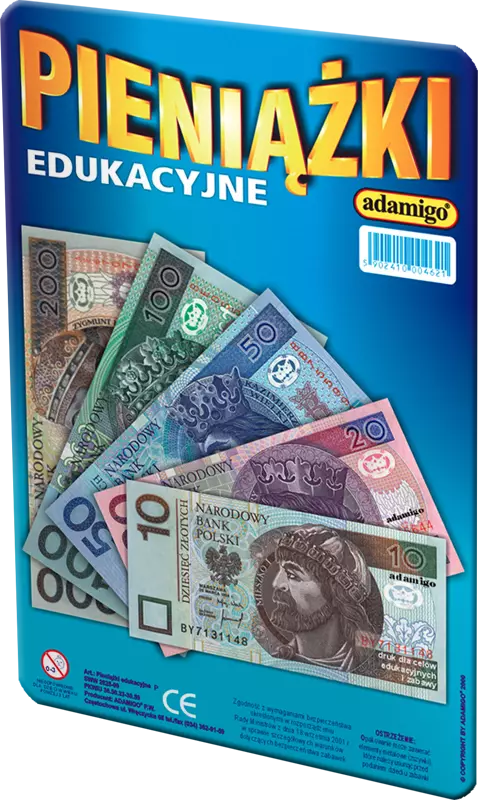 Pieniążki edukacyjne. 5 nominałów - Zabawki