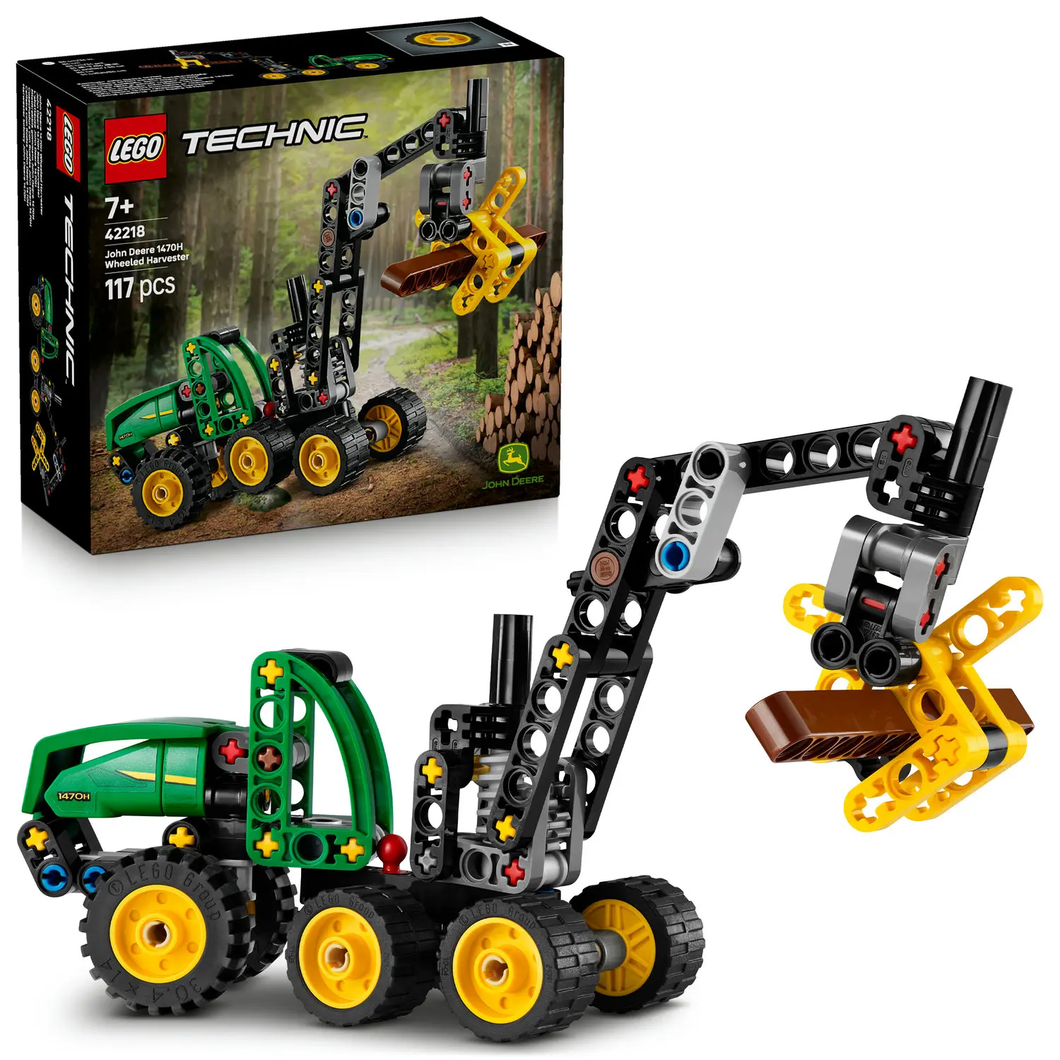 LEGO Technic Harwester kołowy John Deere 1470H 42218 - Zabawki