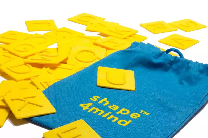 Shape4mind Duże Litery 156 sztuk