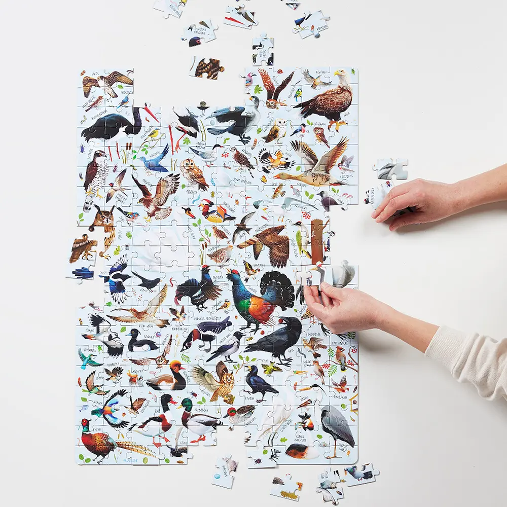 Puzzlove CzuCzu 200 elementów. Ptaki Polski - Puzzle