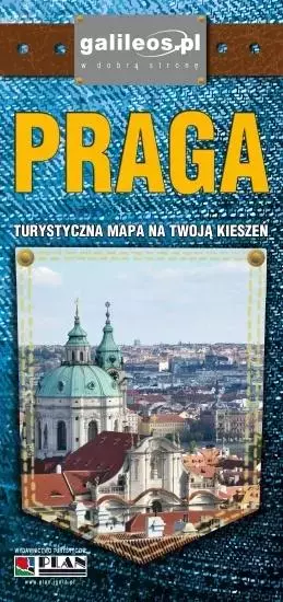 Praga. Mapa kieszonkowa, 1:85:000 - Książki
