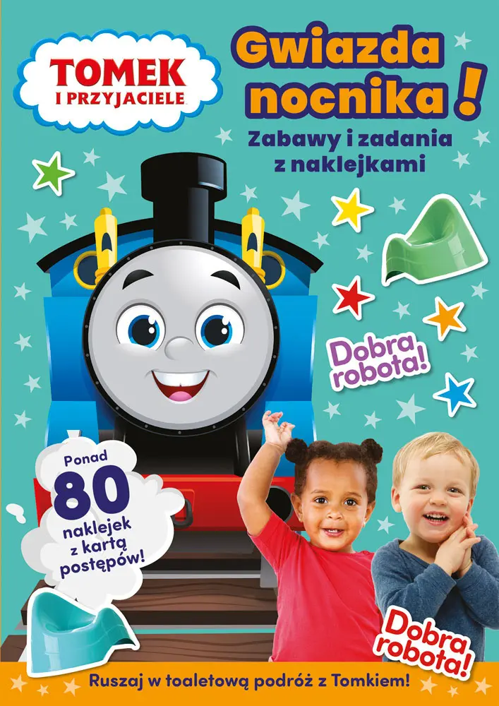 Tomek i przyjaciele. Zadania z naklejkami. Gwiazda nocnika! - Książki