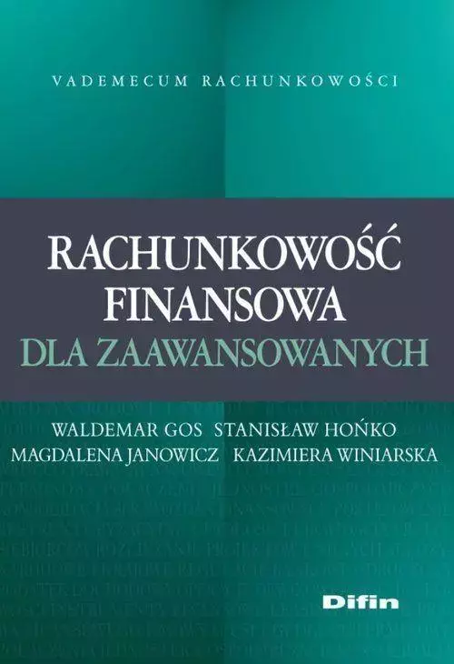 Rachunkowość finansowa dla zaawansowanych - Książki