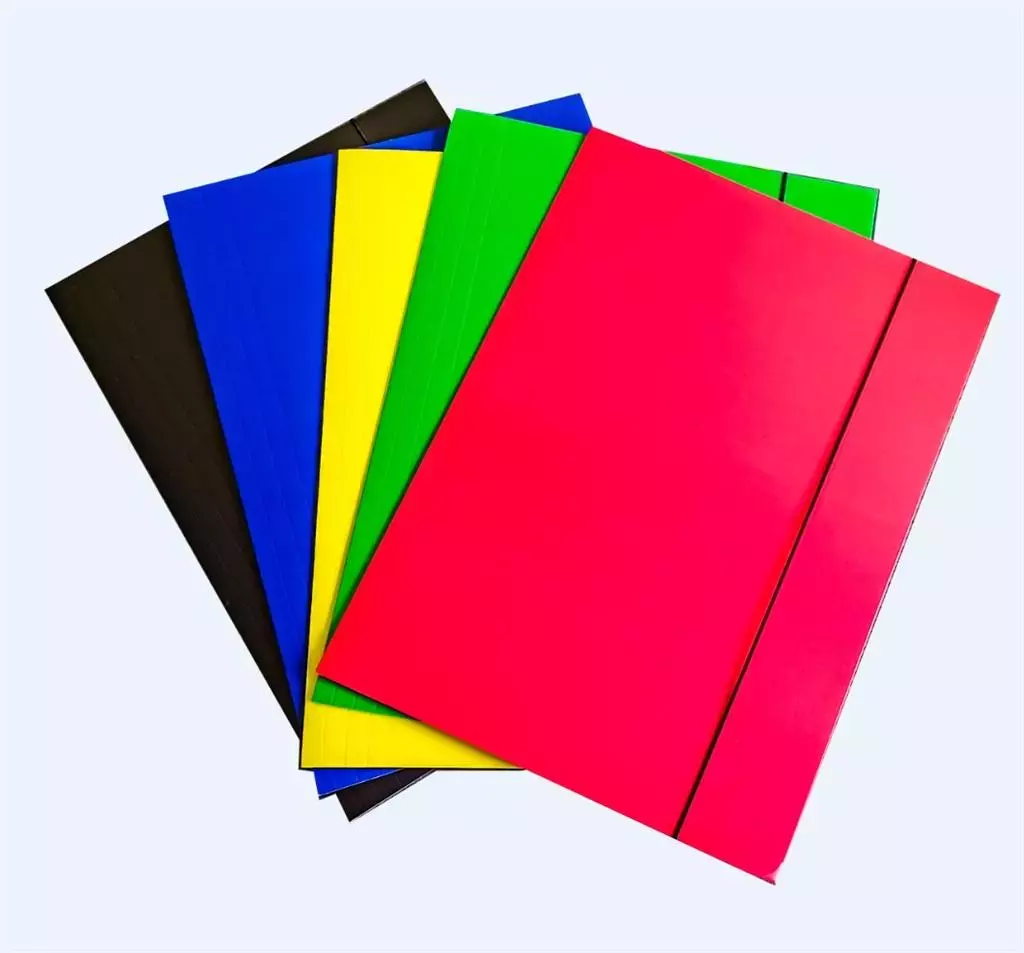 Teczka A4 kolorowa z gumką (10szt) - Papiernicze i szkolne