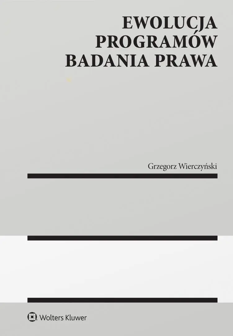 Ewolucja programów badania prawa - Książki