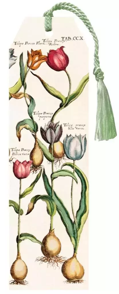 Zakładka z chwostem, wiosenne kwiaty - Papiernicze i szkolne