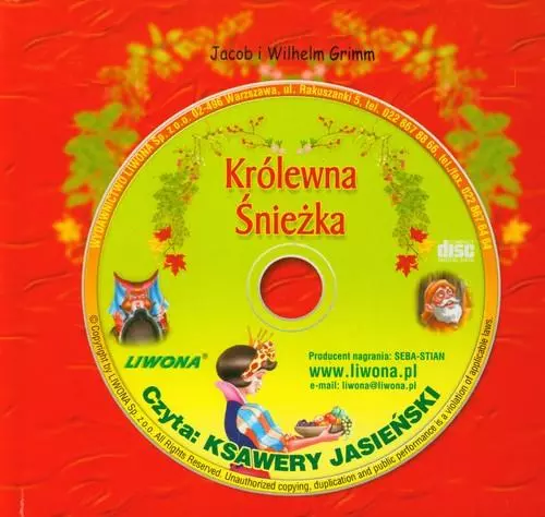 Królewna Śnieżka Słuchowisko na płycie CD - Książki