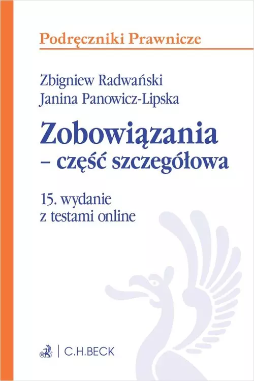 Zobowiązania - część szczegółowa z testami online - Książki