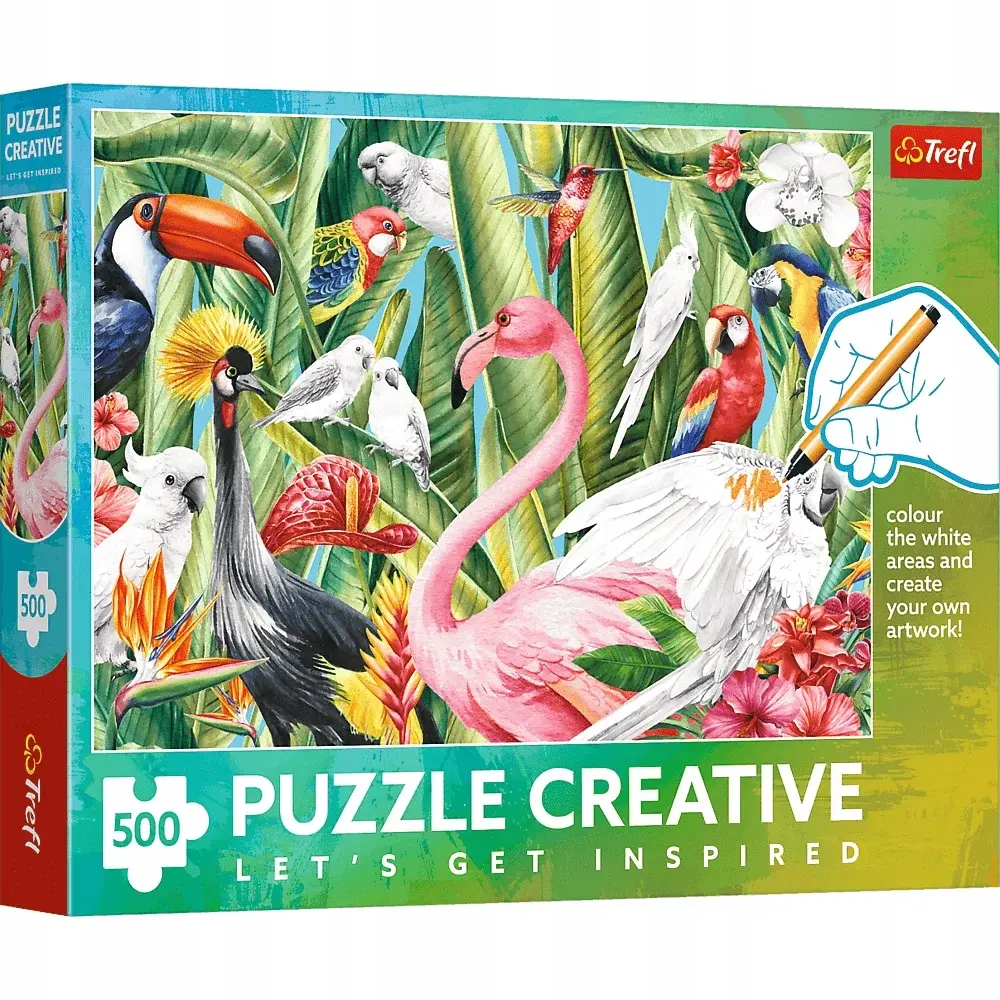 Puzzle 500 Rajskie ptaki - Puzzle